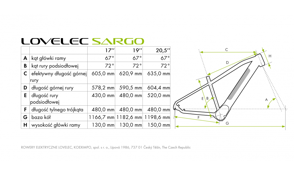 Górski rower elektryczny LOVELEC Sargo Grey (rama 19'')
