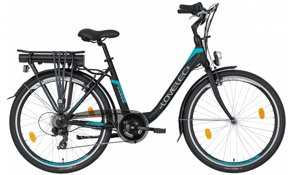 Miejski rower elektryczny LOVELEC Nardo Black/Blue