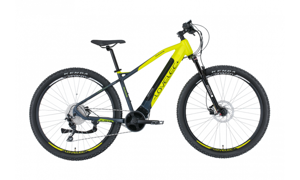 Górski rower elektryczny LOVELEC Naos Yellow (rama 19'')