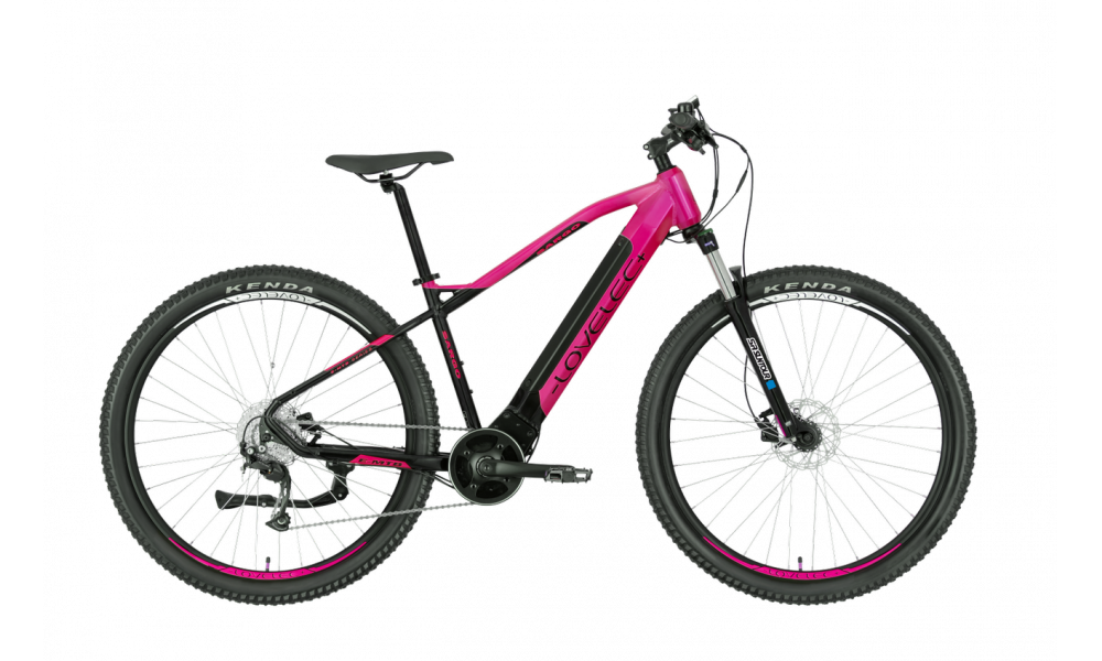 Górski rower elektryczny LOVELEC Sargo Pink (rama 19'')
