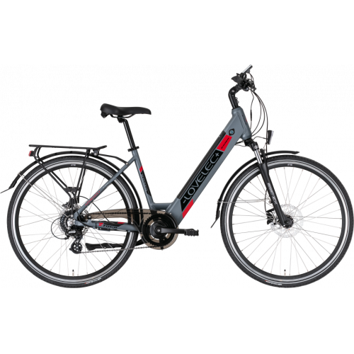 Trekkingowy rower elektryczny LOVELEC Komo Red 2021