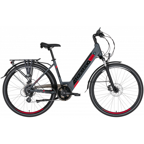 Trekkingowy rower elektryczny LOVELEC Komo Red 2022